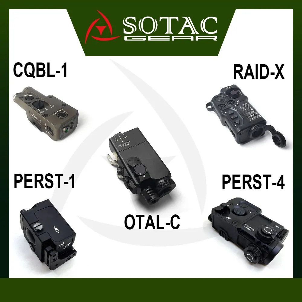 

Тактические индикаторы SOTAC PERST-1/ PERST-4/ OTAL-C/ CQBL-1/ RAID-X с визуальной индикацией (красный/зеленый/ИК)