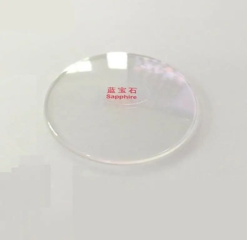 

2.0mm Edge Thick Double Domed Sapphire Watch Glass 36mm Diameter Curved Crystal W3210