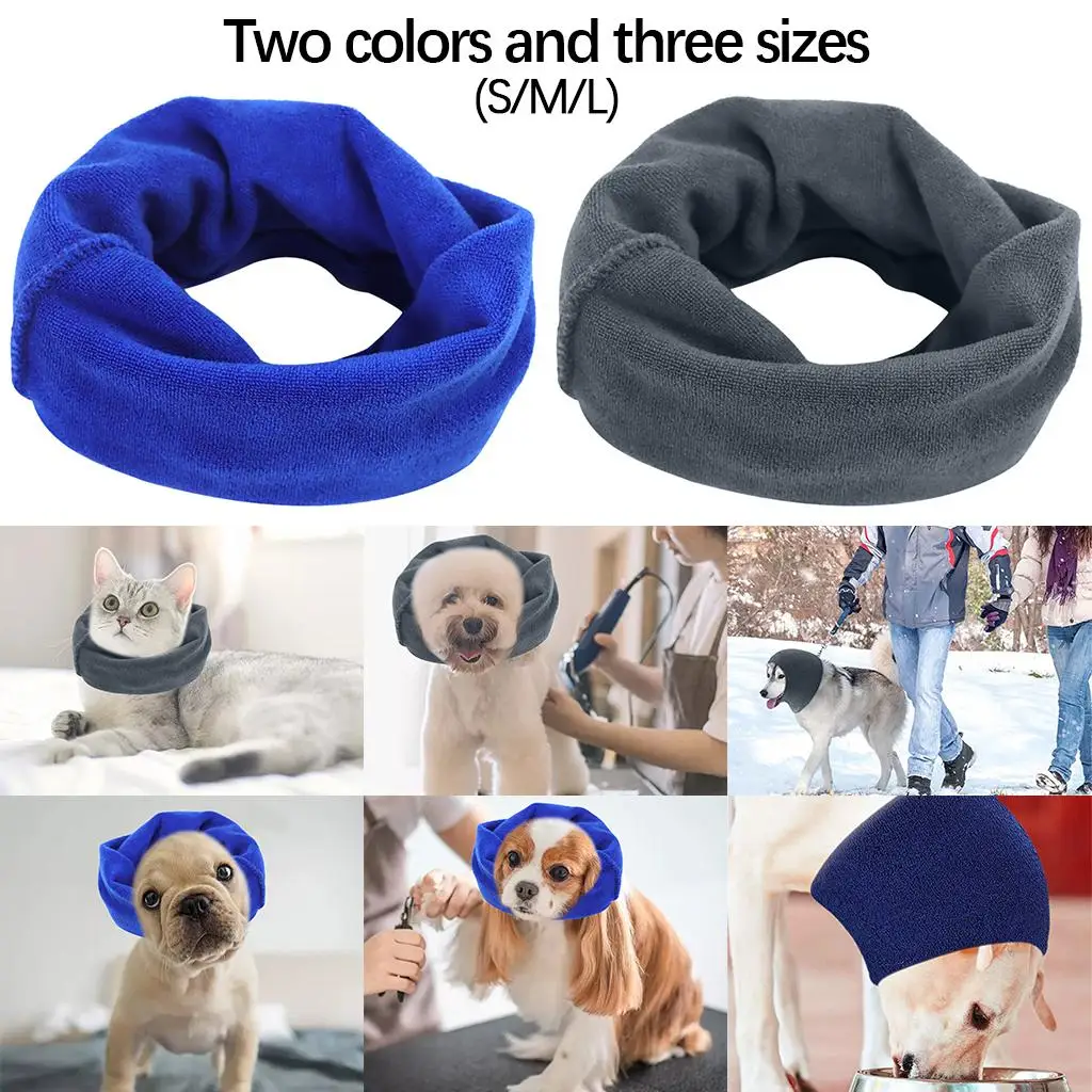 Snood Headband Noise-Proof Windproof Head Sleeve Snood for Noise Reduce Dog