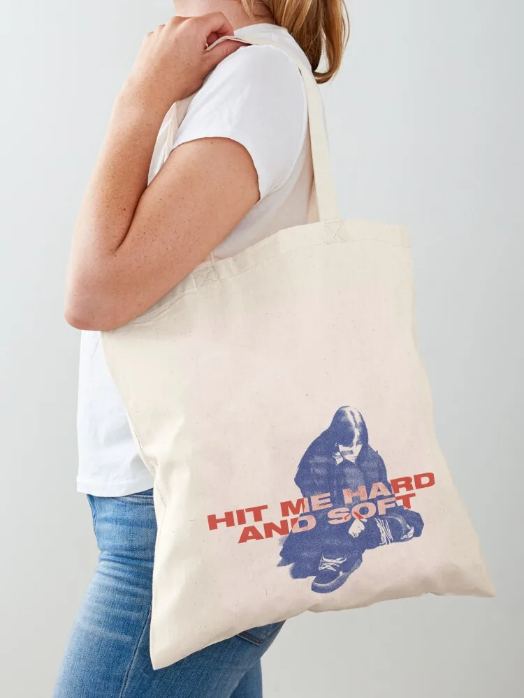 

HIT ME HARD AND SOFT Poster Tote Bag Big bag cute tote bag Canvas