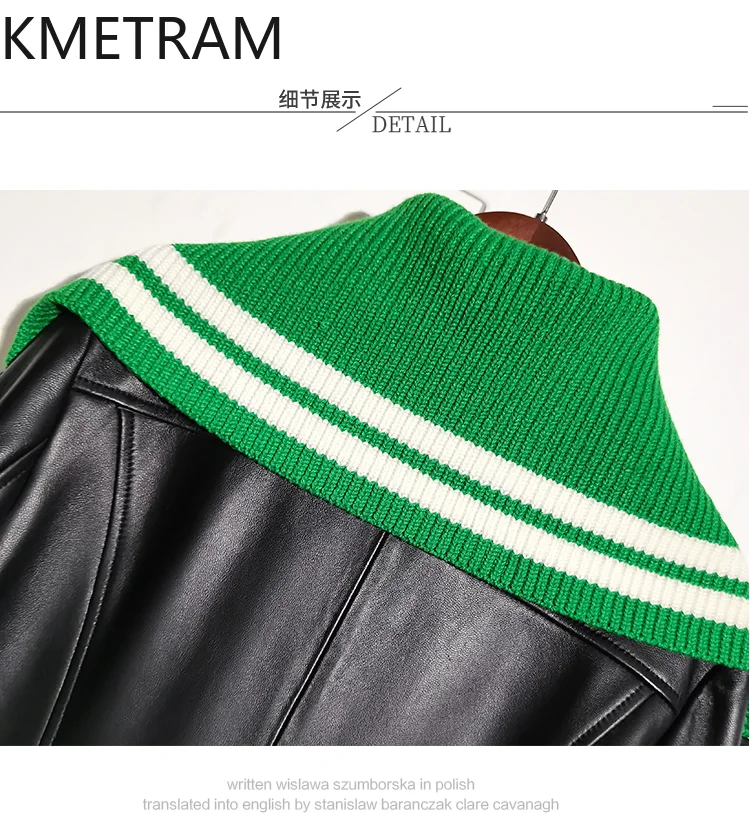 100 % obere Schicht aus Schaffelljacke für Damen, schwarze Biker-Jacken aus echtem Leder, neu in Oberbekleidung, Herbstkleidung, 2025, Damen,...