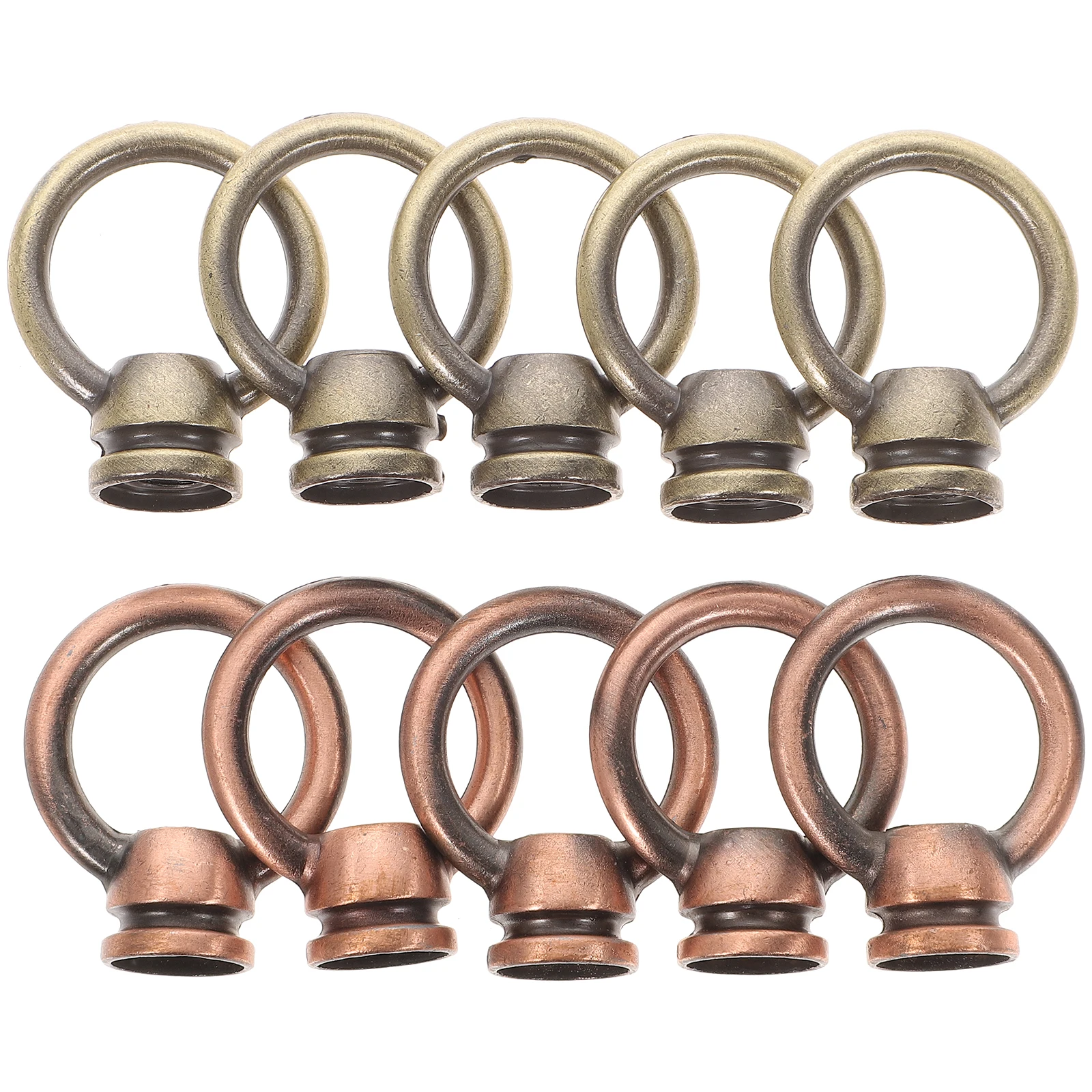 

10pcs Load bearing Hooks for Hanging Lamps Crystal Fixtures Eye Nuts Metal Ceiling Hooks Indoors Outdoors Kitchen Garage Hallway