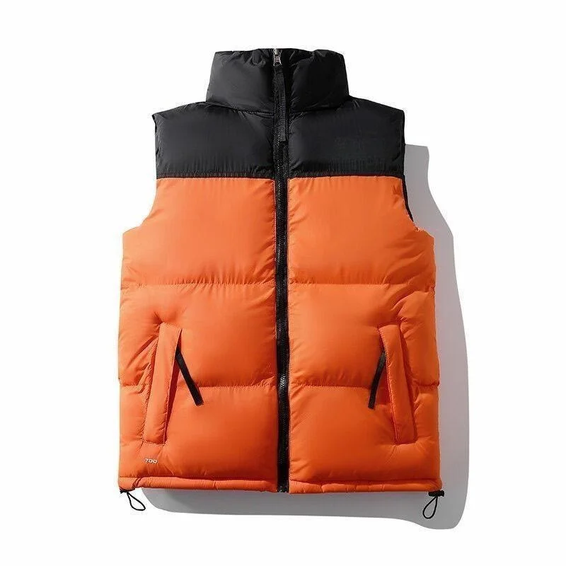 Hot Selling New Luxury Men Classic Vest Cotton  Jackets Unisex version Down Coats  Thicken Warm Vest Men Women Winter Clothing