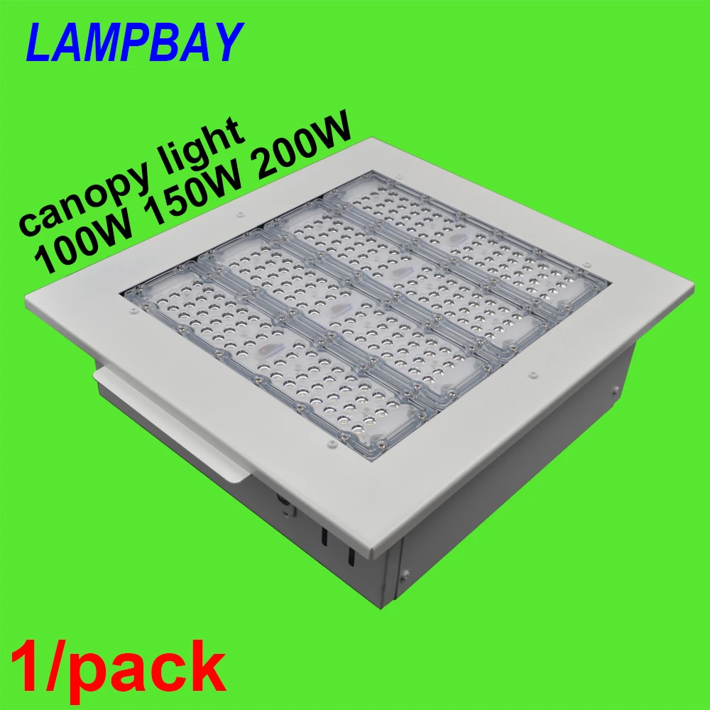 led surface mounted canopy light lampada do teto downlight embutido iluminacao de posto de gasolina 100w 150w 200w 01