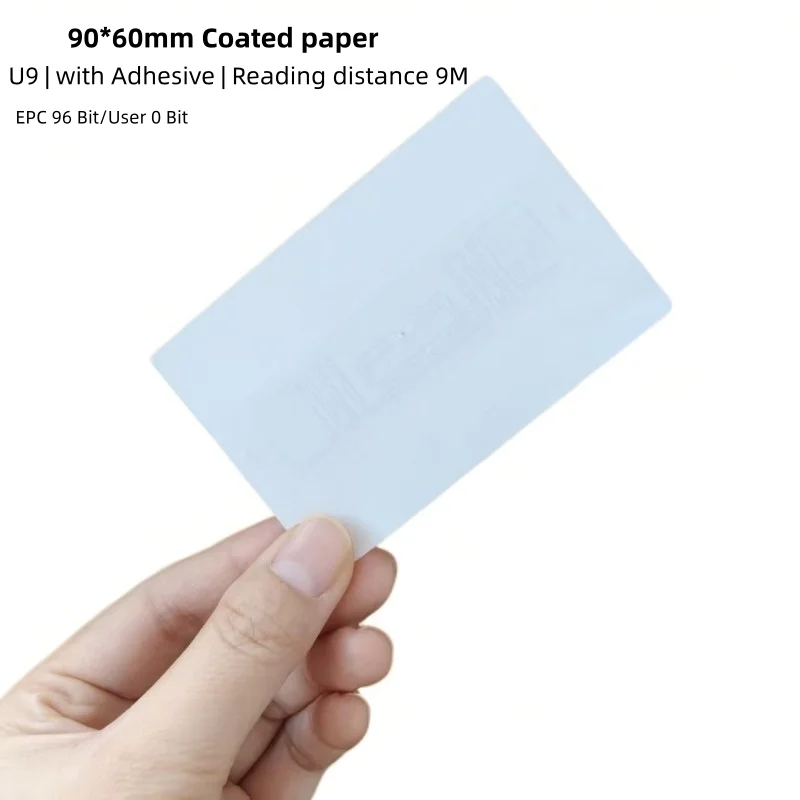 100 Pieces Long Range Passive RFID Tag ISO18000 6C Inlay UHF Rfid Tag Sticker for 860-960MHz Frequency
