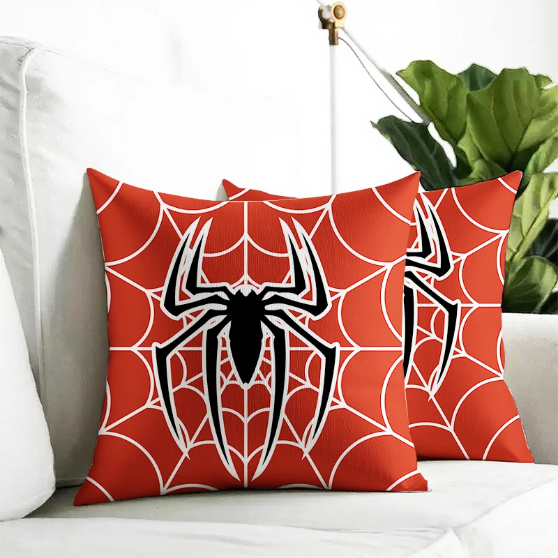 Marvel Spiderman kussensloop rode Spider logo patroon decoratief kussen bank slaapkamer superheld fan cadeau