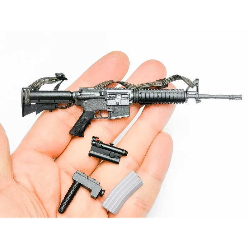 1/6 مقياس عمل أرقام Weilong M4 انفصال الميكانيكية البصر بندقية استقبال قبضة نموذج ل 12 "الملحقات الجندي