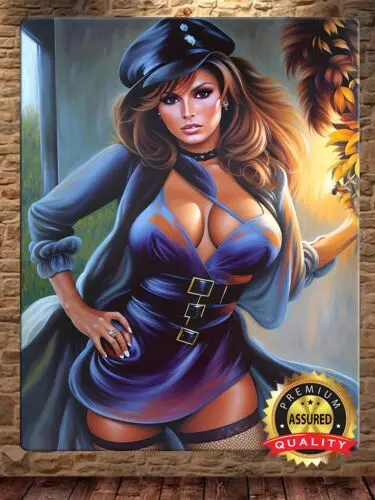 Raquel Welch - Painting - Art To Be Signed - Metal Sign