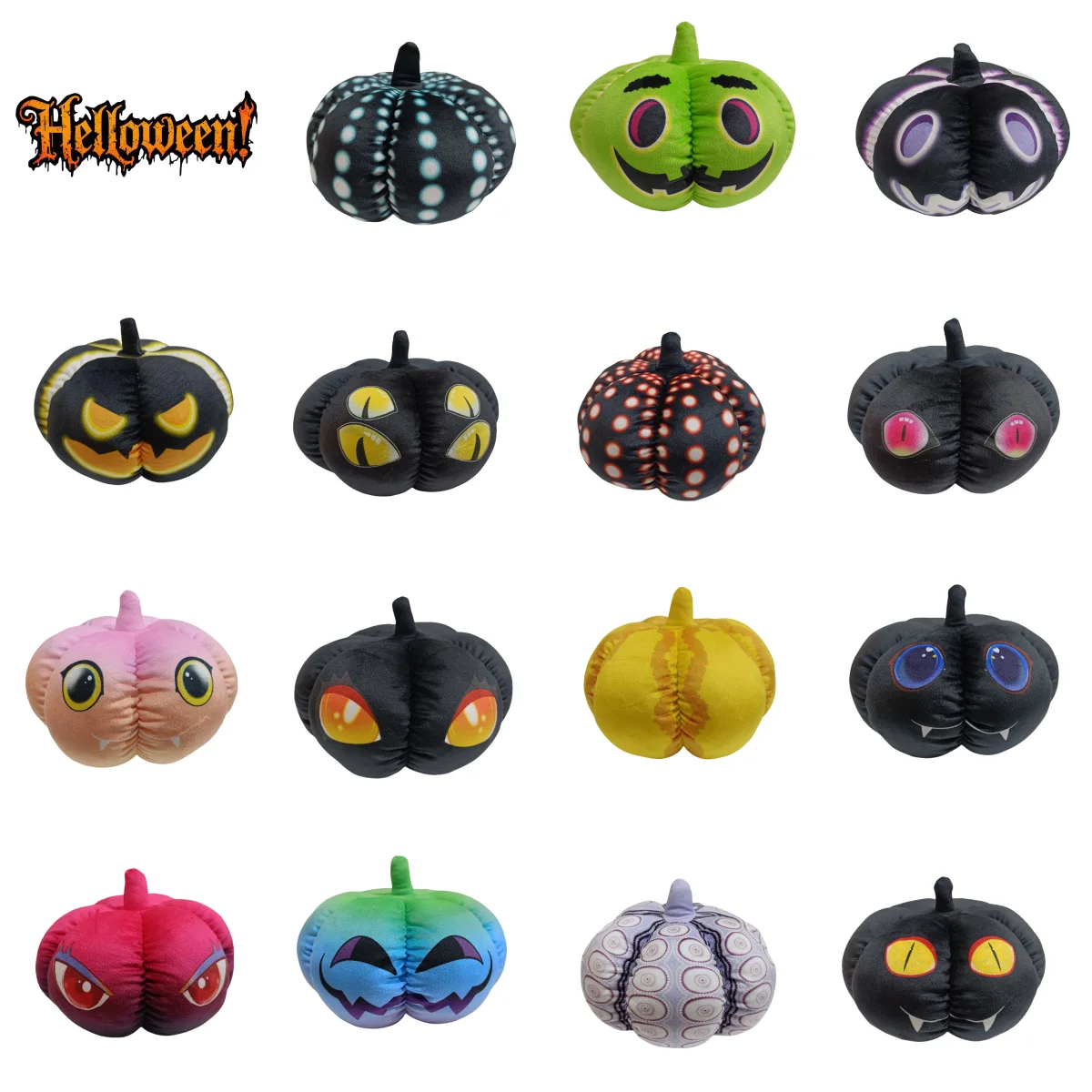

Halloween Pumpkin Plush Toys Creative Stuffed Ugly Pumpkin Lovely Creative Room Decor Cute Holiday Gifts