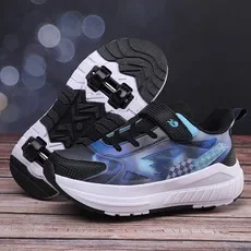 Fashion Roller Skate Shoes Kids Children Casual Sports Toy Gift Games Boys 4 Wheels Sneakers Girls Boots Ultra Light Rollerskate