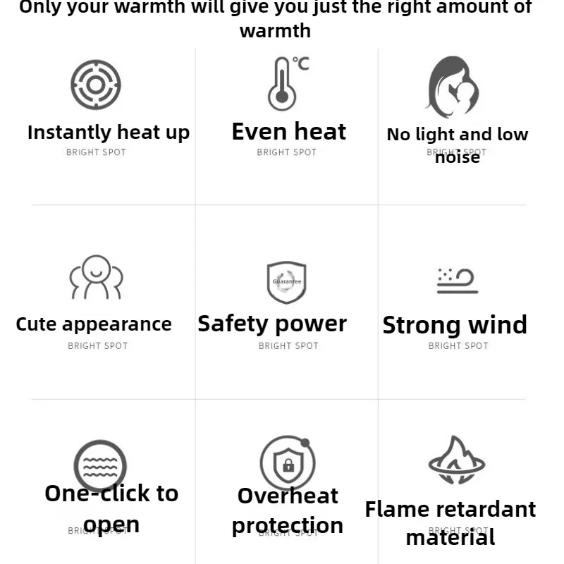 Portable Desktop Heater Mini Small Electric Heater Silent Heating Fan for Home Dormitory Office Hot Air Blower Home Appliance