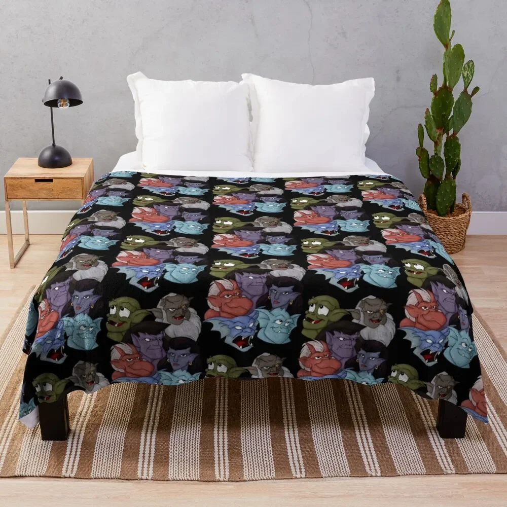 

Gargoyles Throw Blanket Single bed plaid Giant Sofa Luxury Brand Blankets