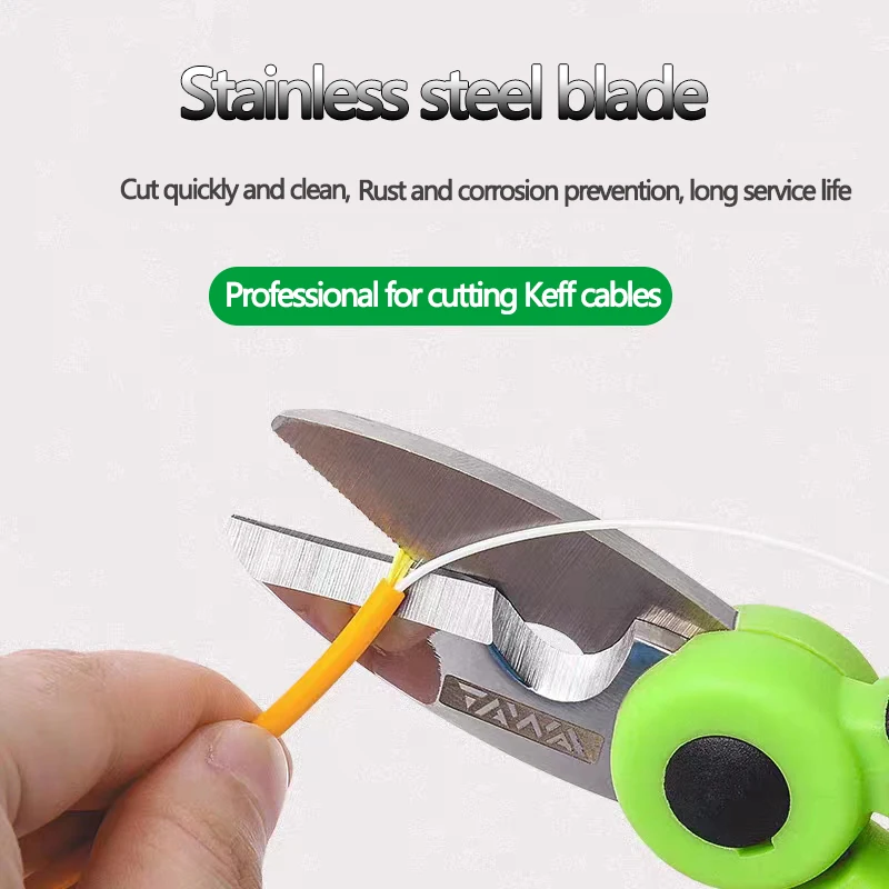 KS-K2 Kevlar Scissors Fiber Optic Cut Tool Kevalr Cutter Hand Tool Stainless Steel Scissors Optical Wire FTTH Tool Free Shipping