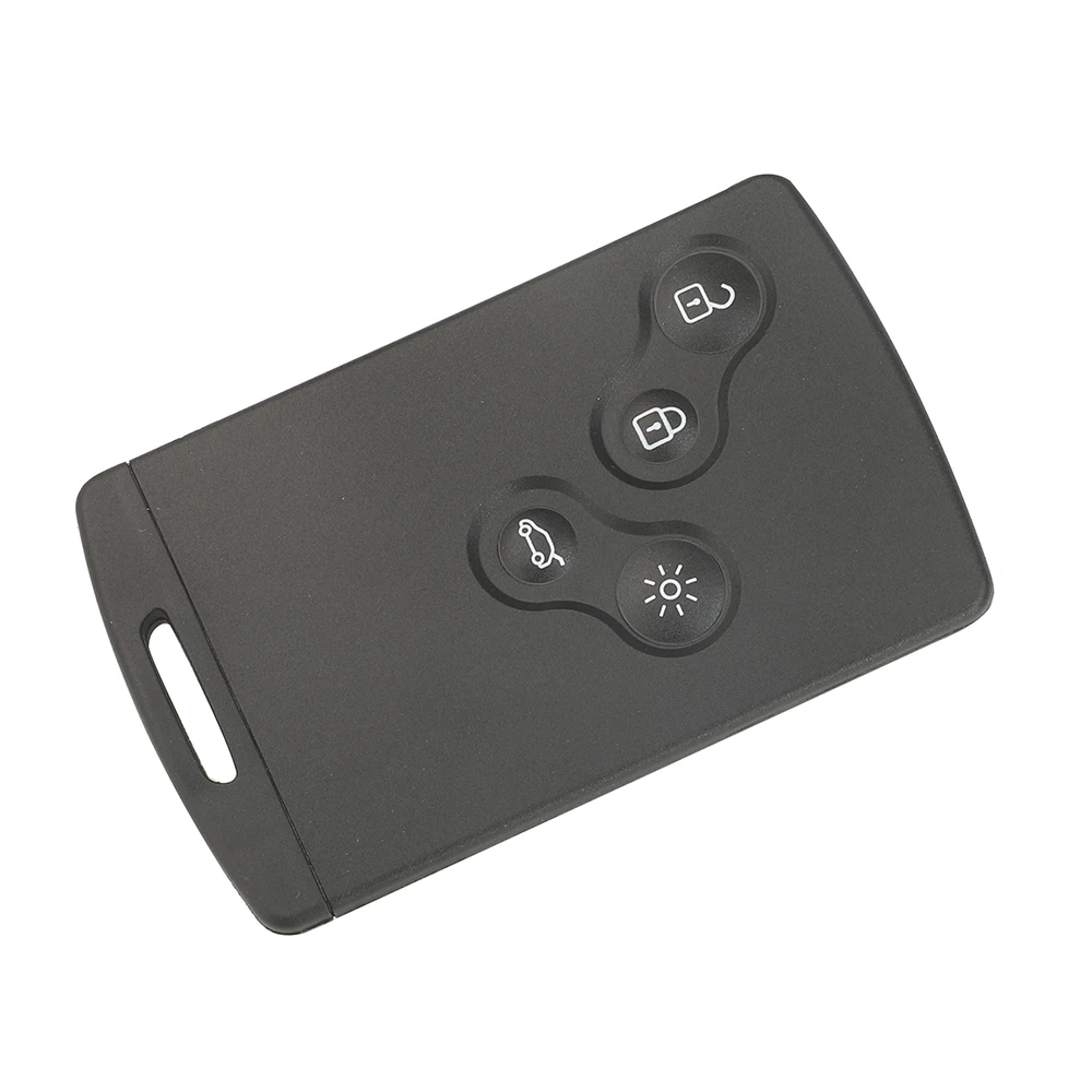 jingyuqin Car Remote Smart Key Case Shell 4 Buttons For Renault Laguna Koleos Megane Uncut VA2/NSN14 Blade fob Replacement
