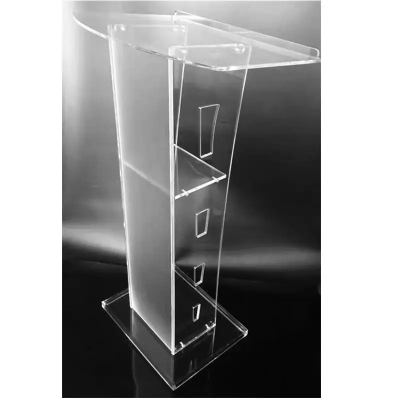 Welcome stage acrylic podium host podium disassembled podium colorful color-changing signing stage