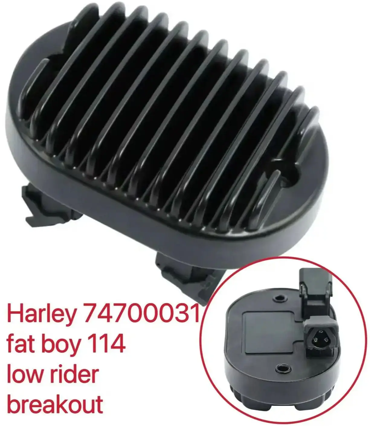 

Motorcycle 74700031 Voltage Rectifier Regulator For Harley Softail Fat Boy Breakout Street Bob Low Rider Heritage Fat Bob Slim