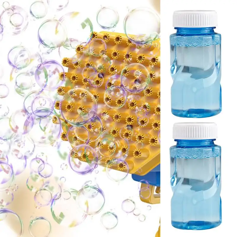 Bubble Solution Refill For Kids 2 Pcs Concentrated Bubble Refill For Summer Outdoor Toys Bubble Solutions For Bubble Guns Makers