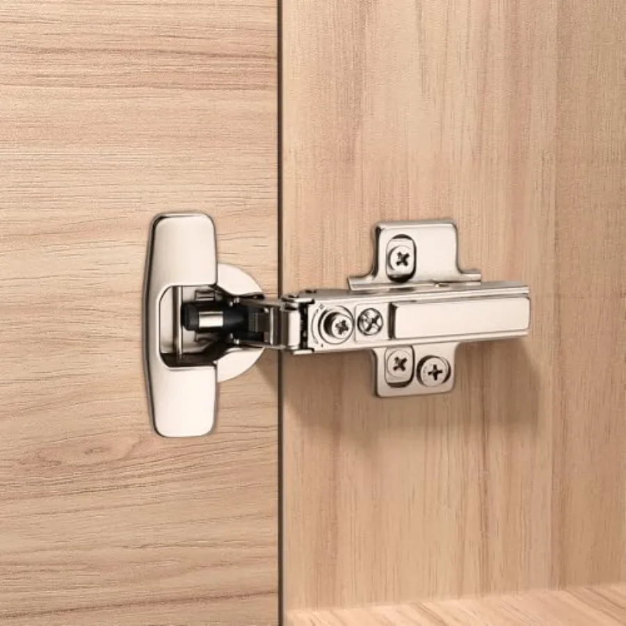 

20 Pack Frameless Soft Close Cabinet Hinges, Speed Control 4D Adjustment European Hinges, Stainless Steel Kitchen Cabinet Hardw