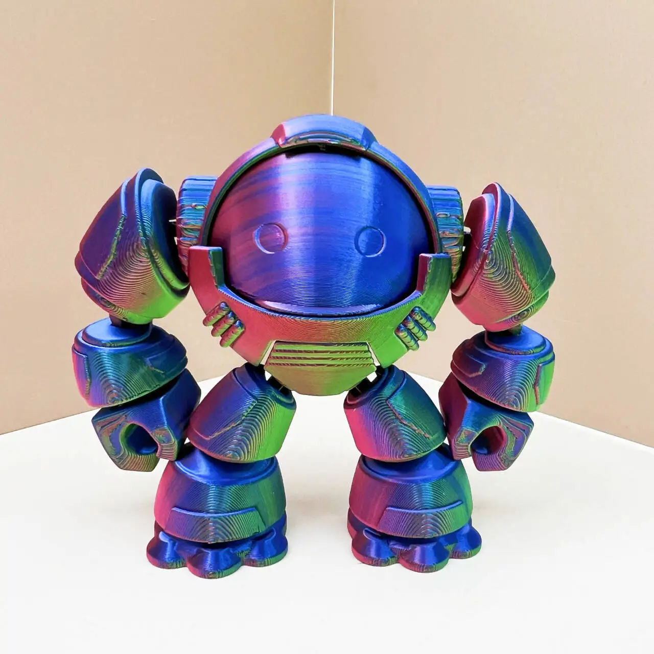 New 3D Printed Teddy Bear Robot Suitable for Plush Toy Figure and Display Item or Children's Christmas Gift Toys