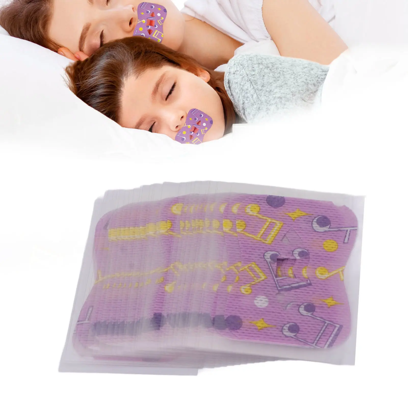 Sleep Mouth Strips Reduce Snoring Mouth Tape for Better Nose Breathing and Sleep Kids Adults 2 Stage 30Pcs Mouth Tape Sleep Tape
