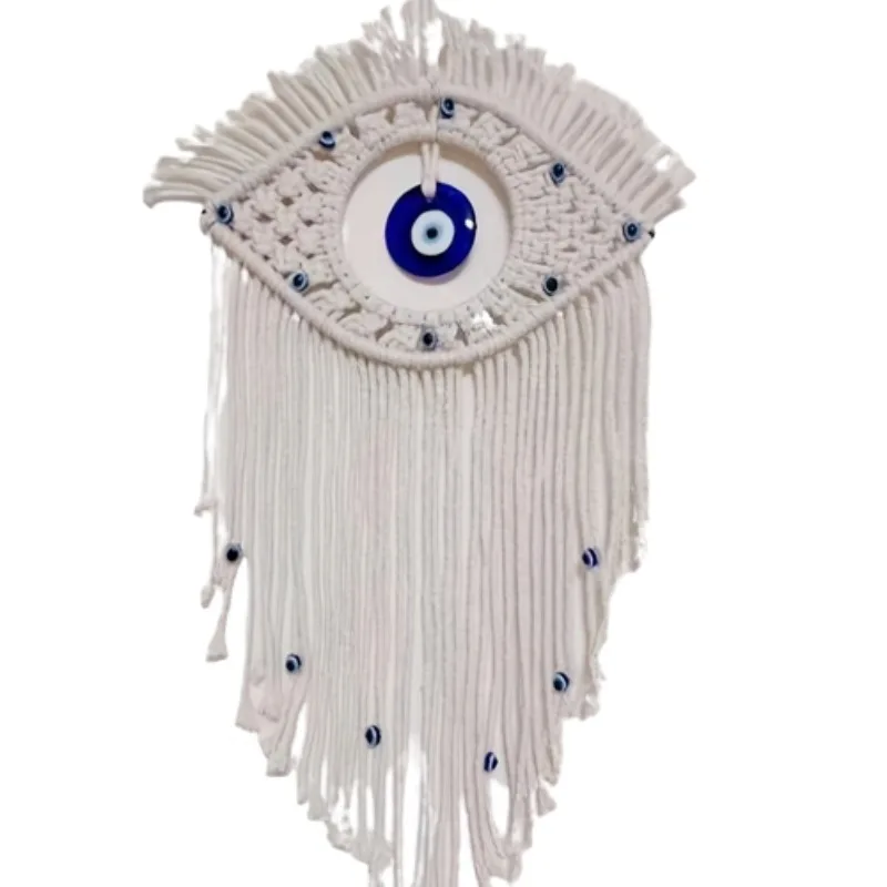 Hand-woven blue-eyed wall blankets, homestay wall decorations, bedroom wall decorations