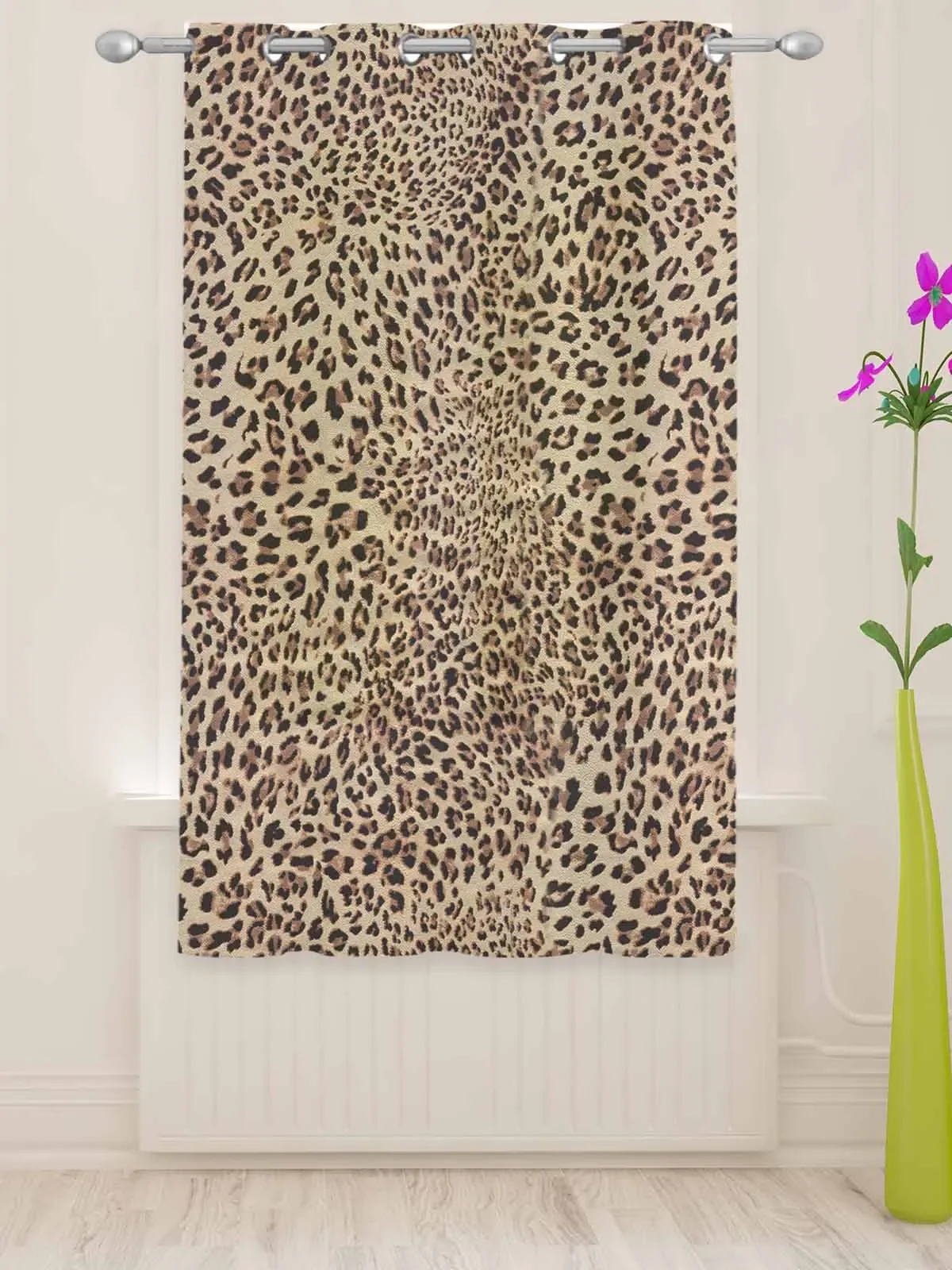 Leopard Texture Sheer Curtains For Living Room Window Screening Transparent Voile Tulle Curtain Cortinas Drapes Home Decor