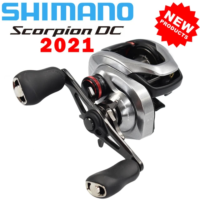 2021 NEW SHIMANO Scorpion DC/MD Fishing Reel Baitcaster 6.2:1/7.4:1/8.5:1  7+1BB 5.5 kg Power Light spool HAGANE Body MGL Spool