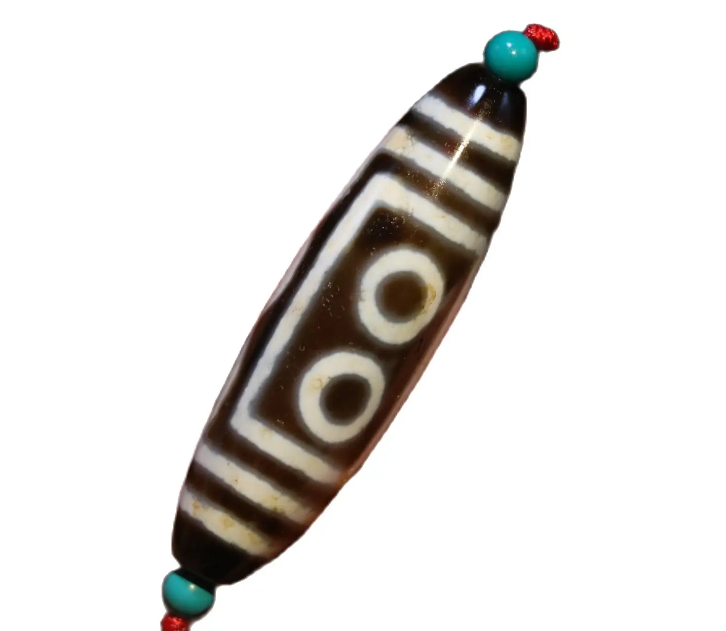 Unique Style Energy Tibetan Old Oily Agate 5 Eye Big Wealth Totem dZi Bead Amulet 5A Pendant LKbrother Talisman UPS1216Qs