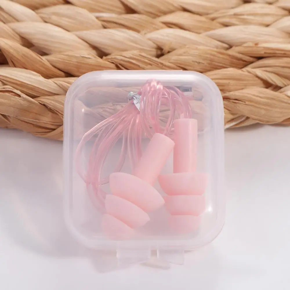 

Hearing For Adult Swim Swimming Accessories Sports Waterproof Silicone Ear Plugs Swim Ear Plugs Earplugs with Rope Nasal Clip