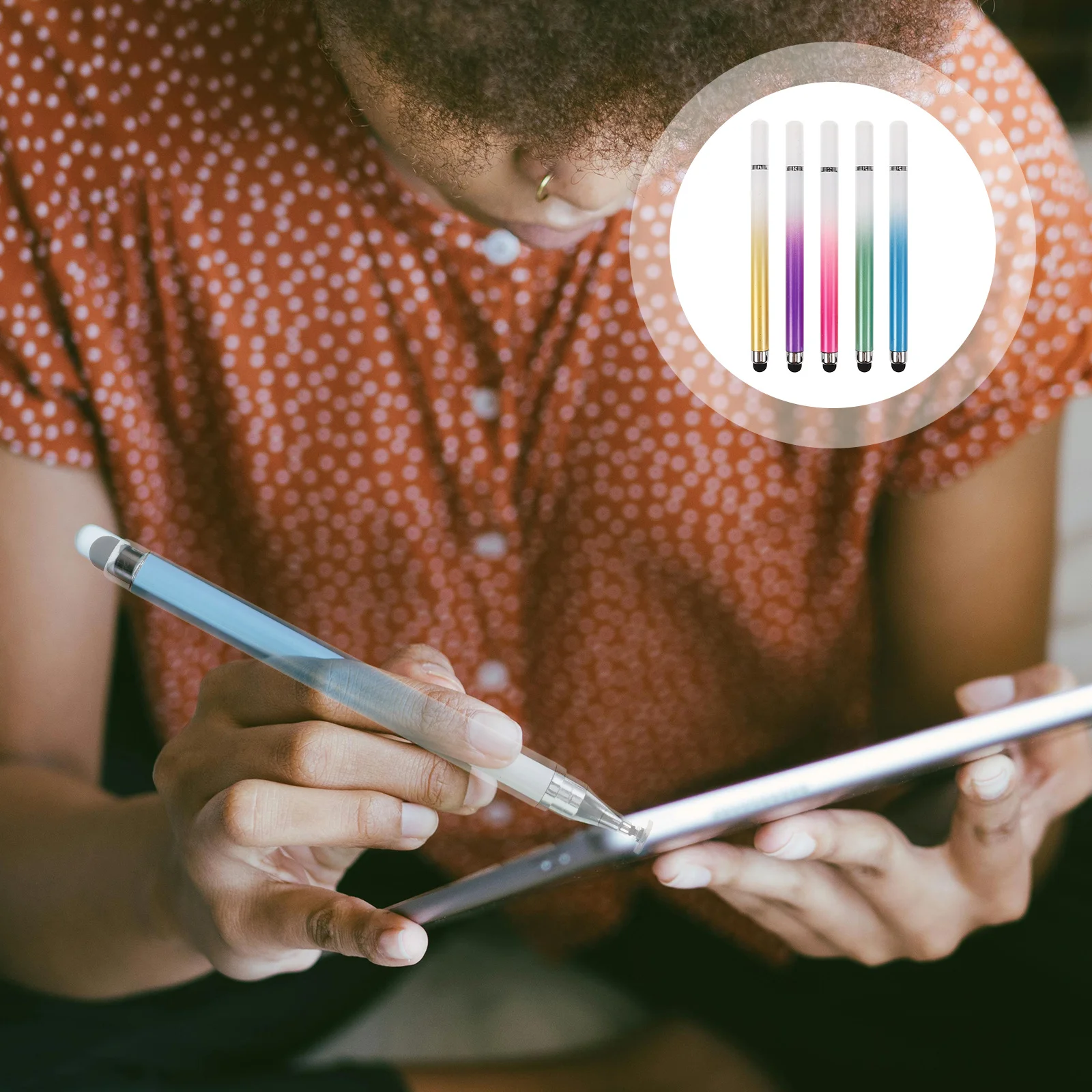 10pcs Touch Screen Stylus Pen Universal Capacitive Pen For Writing Drawing Note-Taking Tablet Phone Compatible Pencil