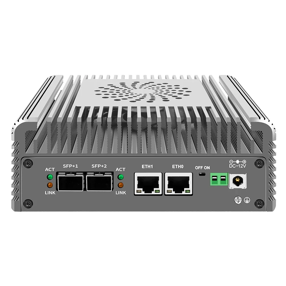 Topton 2x10G SFP+ 12th Gen Firewall Mini PC i3 N305 2xi226-V 2.5G N100 Soft Router 2xNVMe 2xHD DDR5 MiniPC NAS Server Proxmox