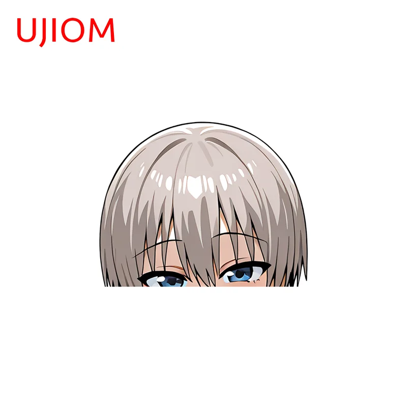 UJIOM Uzaki Chan Front Wall Sticker Game Room Suitcase JDM Decal Fashionable Occlusion Scratch Windows Wallpaper Home Decor