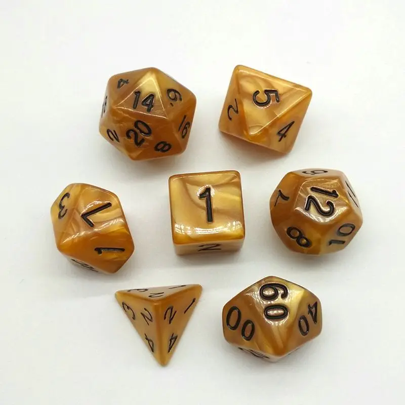 ZB91 8 Shapes Molds for Resin Casting Standard Game Fillet Square for Triangle-Dice Mold Digital Molds for DIY