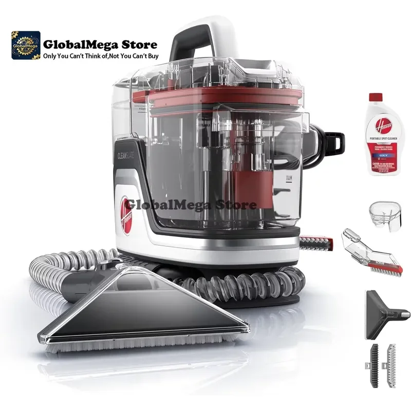 2026 Latest Portable Carpet Cleaner Machine for Pet Stains Upholstery Spot Cleaning Powerful Suction Handheld Deep Cleaner