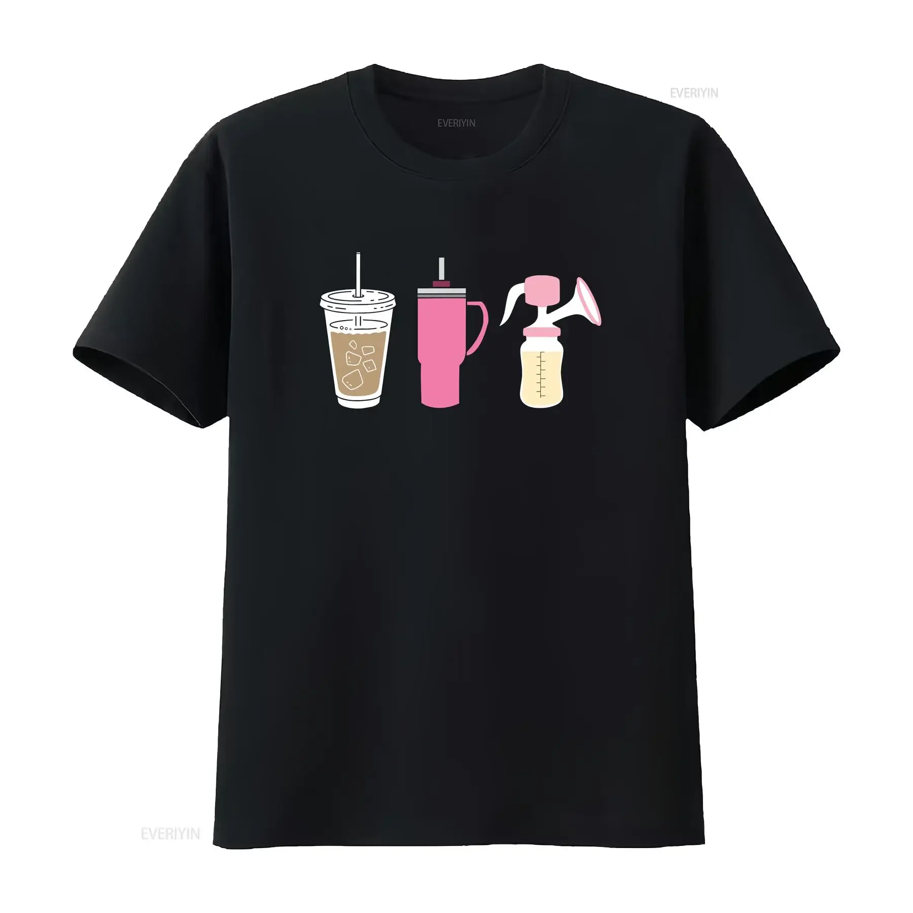 Pumping Mama Trio Breastfeeding Postpartum Nursing New Mom T Shirt  vintage Washed designer clothes Comfortable graphic