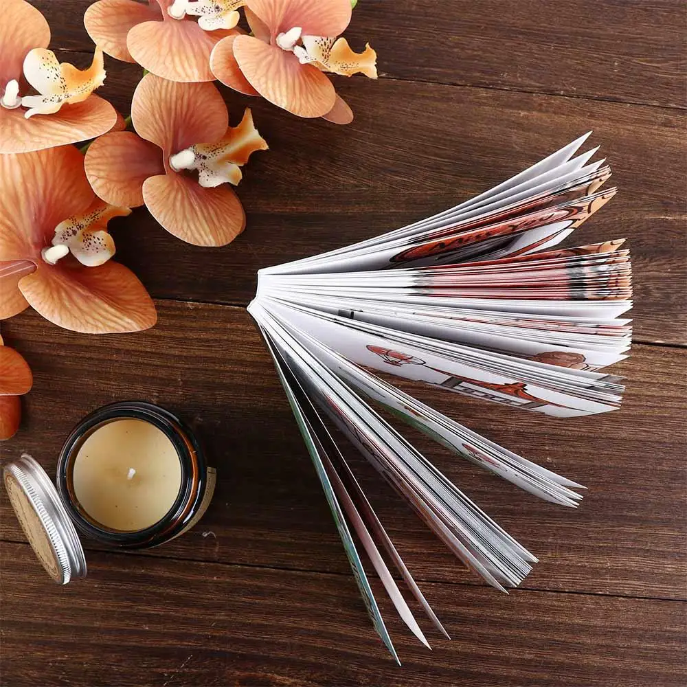 สร้อยคอแหวนซ่อนข้อความ หนังสือการ์ตูนพลิกได้ แนวสร้างสรรค์ ของขวัญ DIY สำหรับขอแต่งงาน หนังสือพลิกมือ หนังสือพลิกเปิดปิด