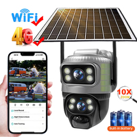 V380 Pro Dual Lens Outdoor Wifi Camera 8MP HD Night Vision Camarade Seguridad 4K Wireless Video Surveillance 4G Lte Outdoor CCTV