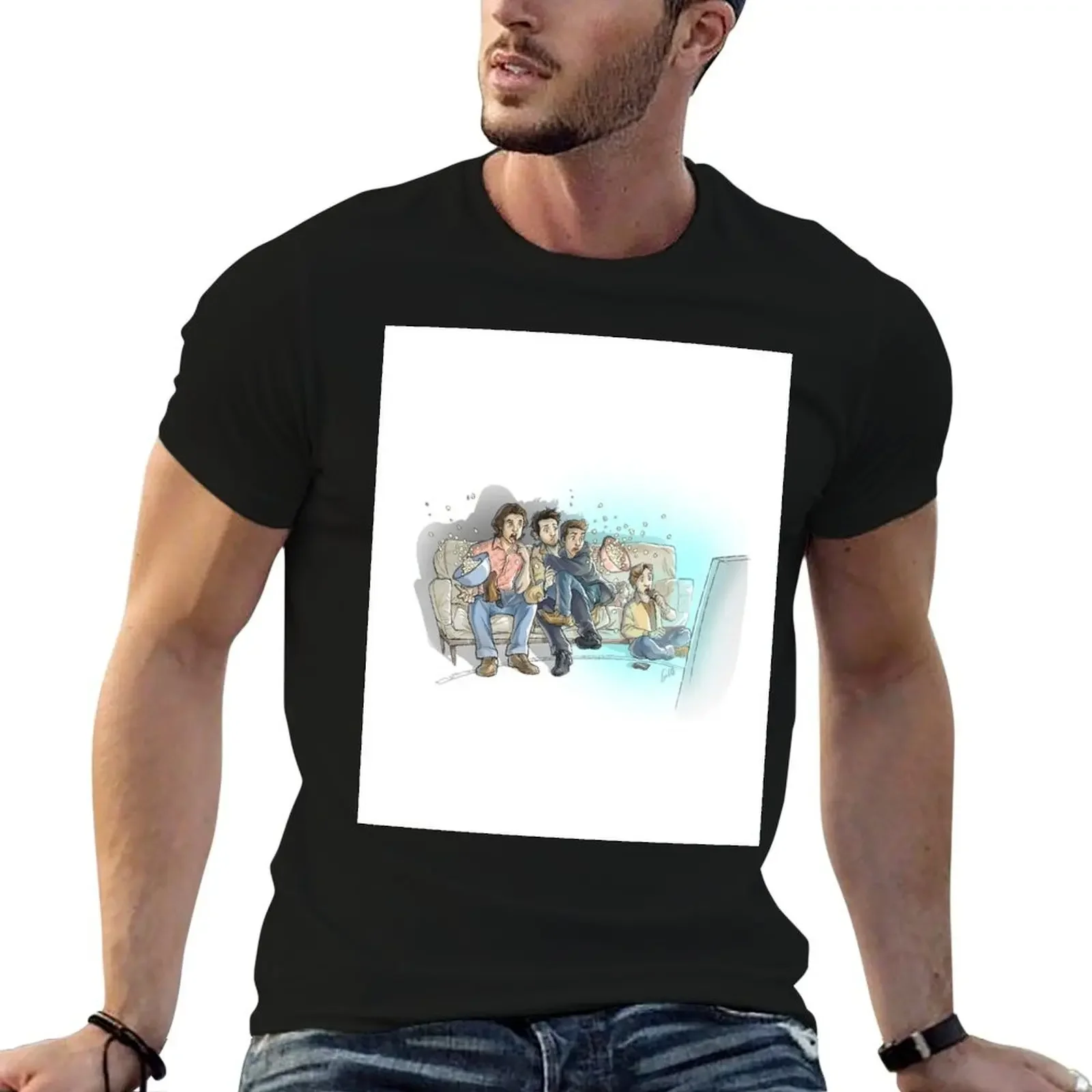 Premiere Night T-Shirt anime t shirts baggy shirts Aesthetic clothing plain black t shirts men