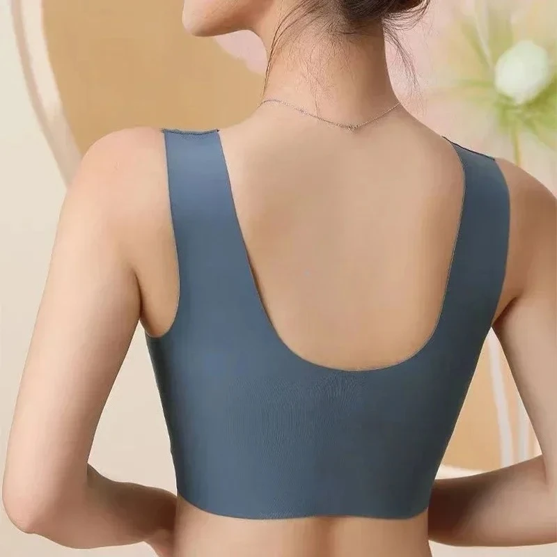 3dílná dámská push-up podprsenka bez kostic - 5 cm přirozený lifting, bezešvá krajka, plus size (L-6XL), bez kostic - náhled 4