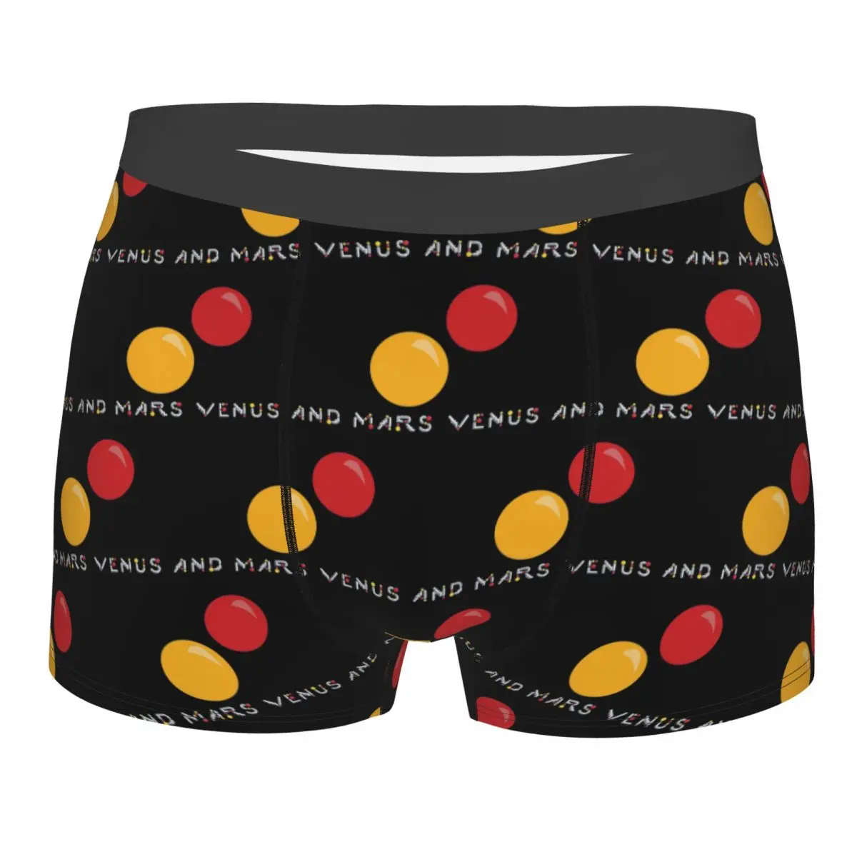 Boxer Underpants Shorts Venus And Mars Minimalist Album Cover Panties Men's Comfortable Underwear for Homme Man Boyfriend Gifts