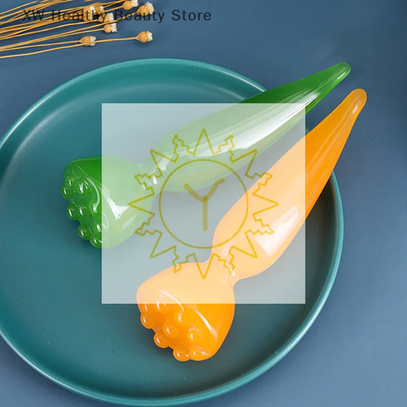 

Инструменты для массажа лица, акупунктурная ручка для глаз, Гуа Ша, массажер для ухода за кожей лица, палочки в форме стручка лотоса, лифтинг лица, красота