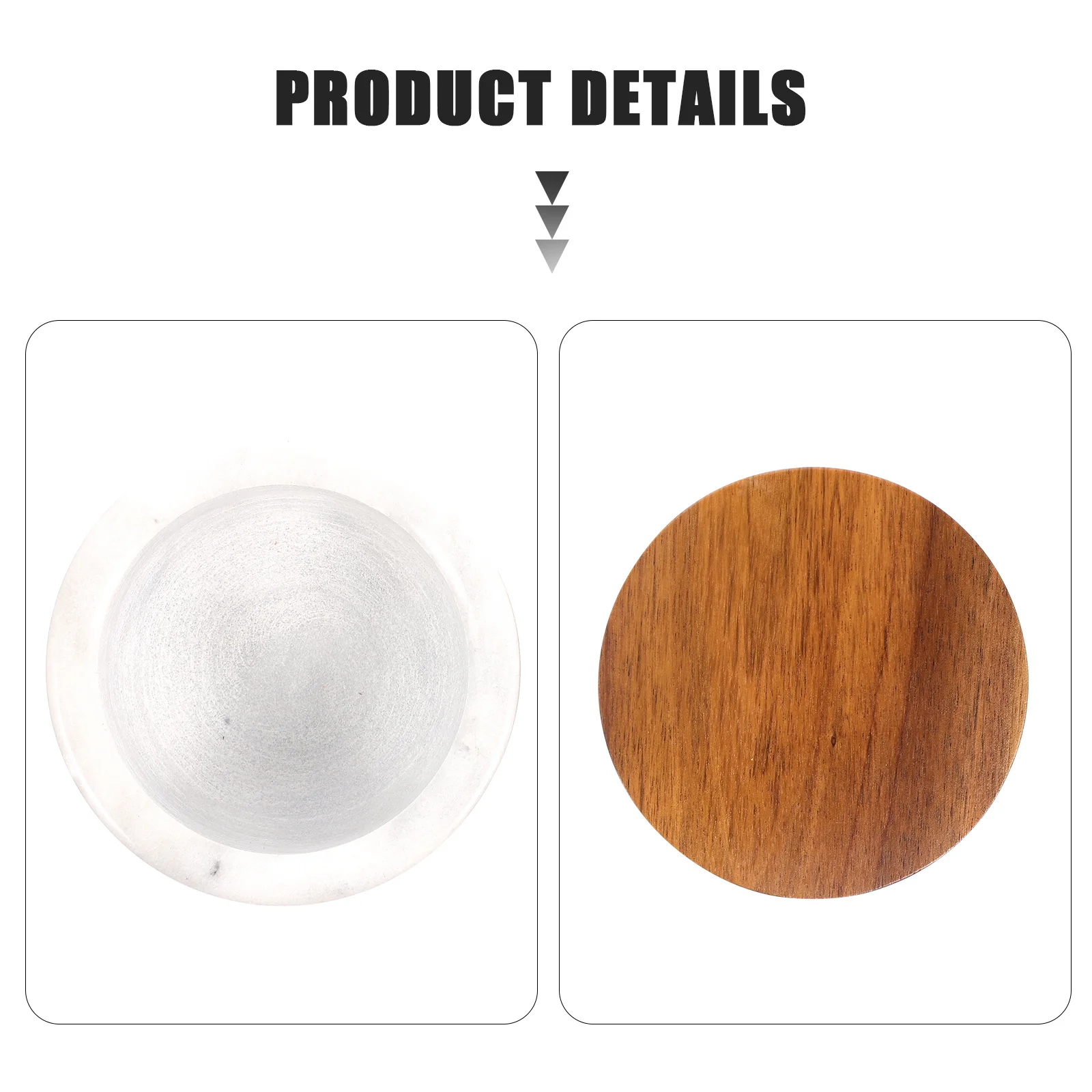 

Household Marble Print Seasoning Jar Ceramic Spice Container Wood Lid Dustproof Large Capacity Kitchen Salt Condiment Storage