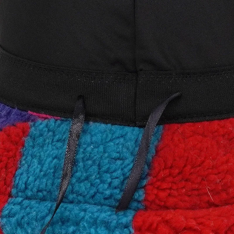 2024New Winter Eimer-Hüte Flauschigen Fell Männer Frauen Panama Hut Mode Warme Fischer Kappe Brief Regenbogen Hahnentritt Leopard gedruckt – Detail 13