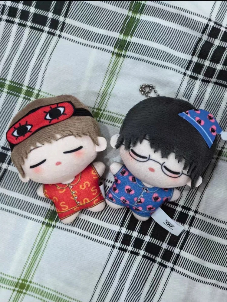 

BANDAI Gintama Chibigurumi Pajama Party Blind Box Аниме-плюшевый брелок-подвеска, коллекционная игрушка