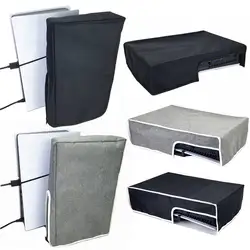 For PS5 Slim Console Vertical/Horizontal Dust Cover Waterproof  Protective Case Sleeve Dust Proof Cover For Playstation 5 Slim