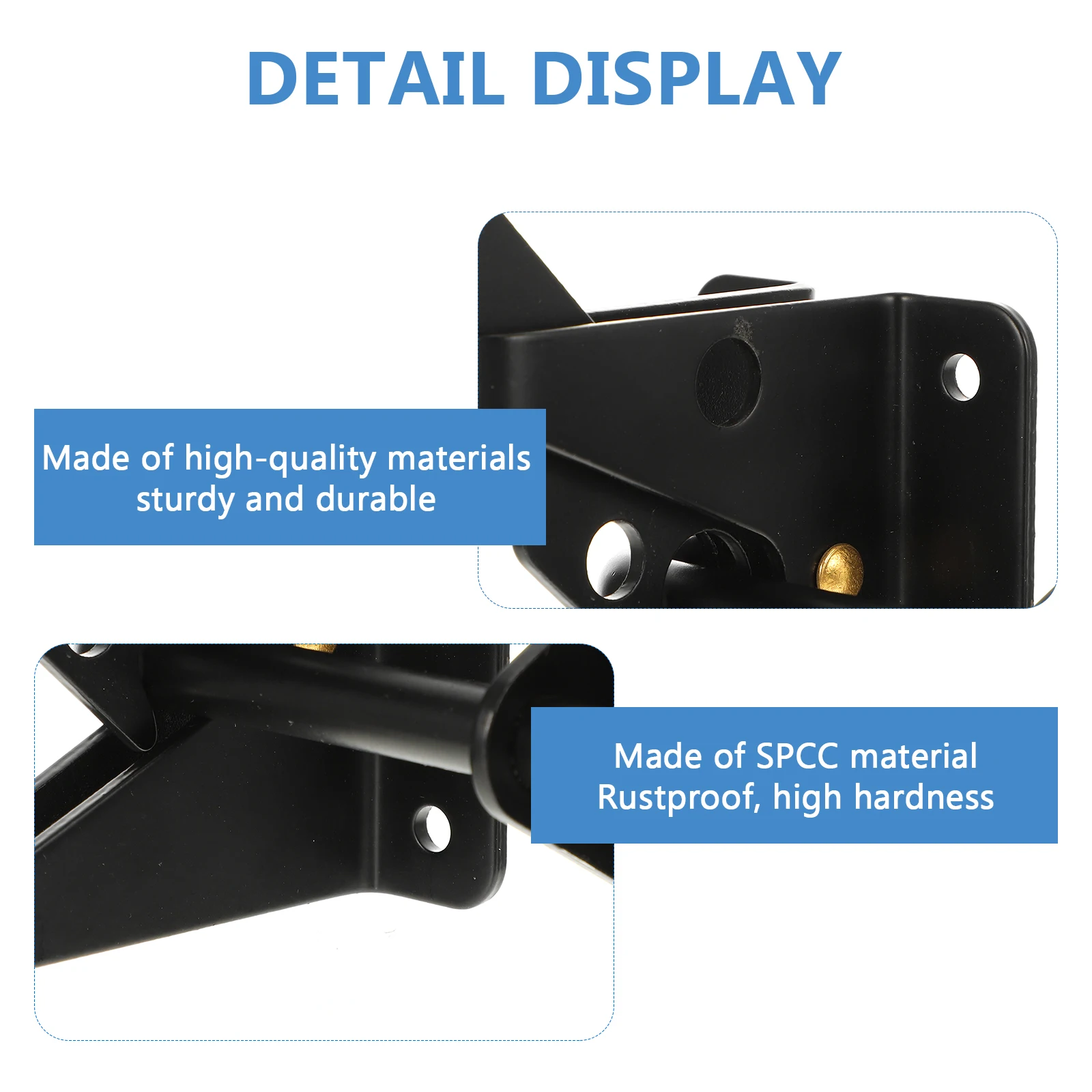 

Steel Gate Latch Bolt Door Combination Padlock Sliding Door Window Latch Lock Parts Hardware Accessories Stainless