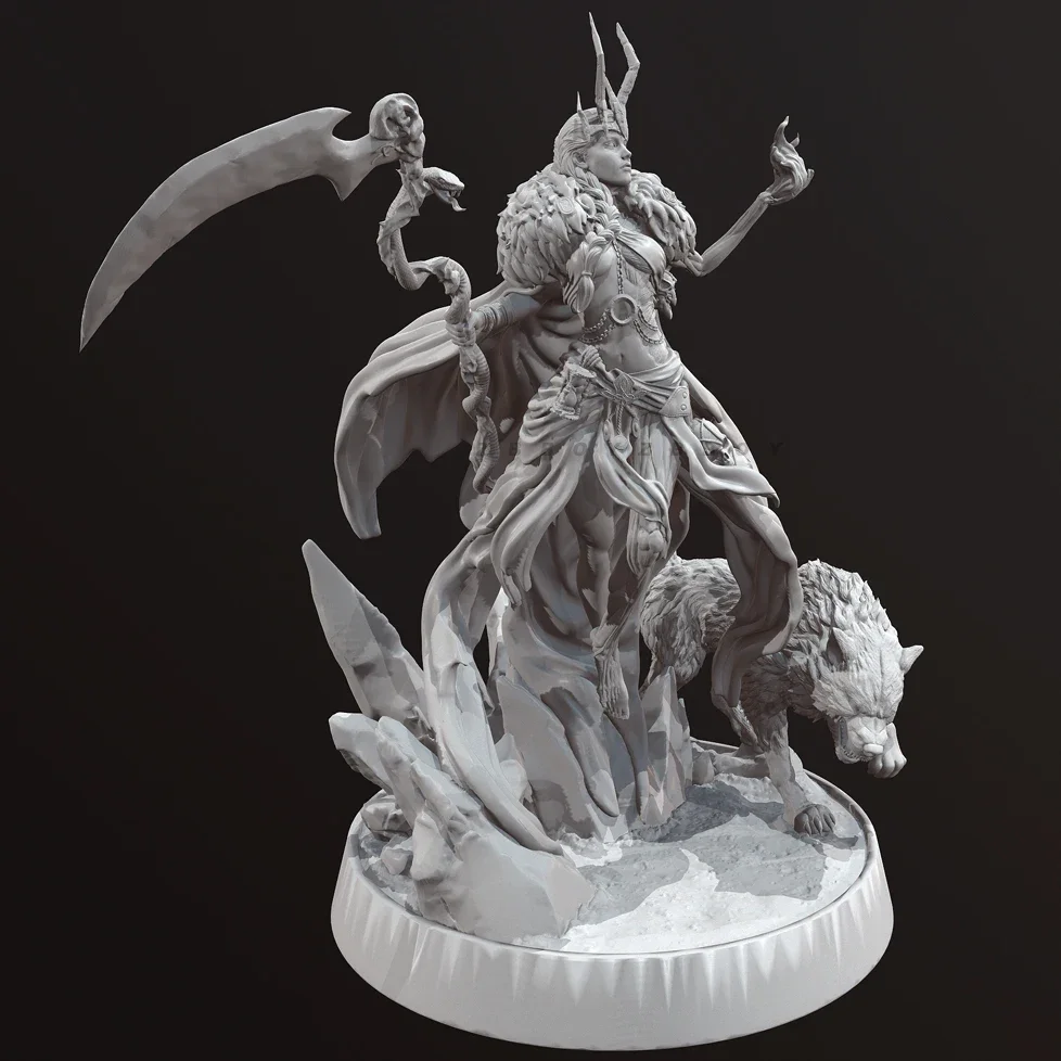 Kits de modelos de resina de 50mm, 75mm, 100mm, incoloro y autoensamblado (impresión 3D) TD-6755/3D