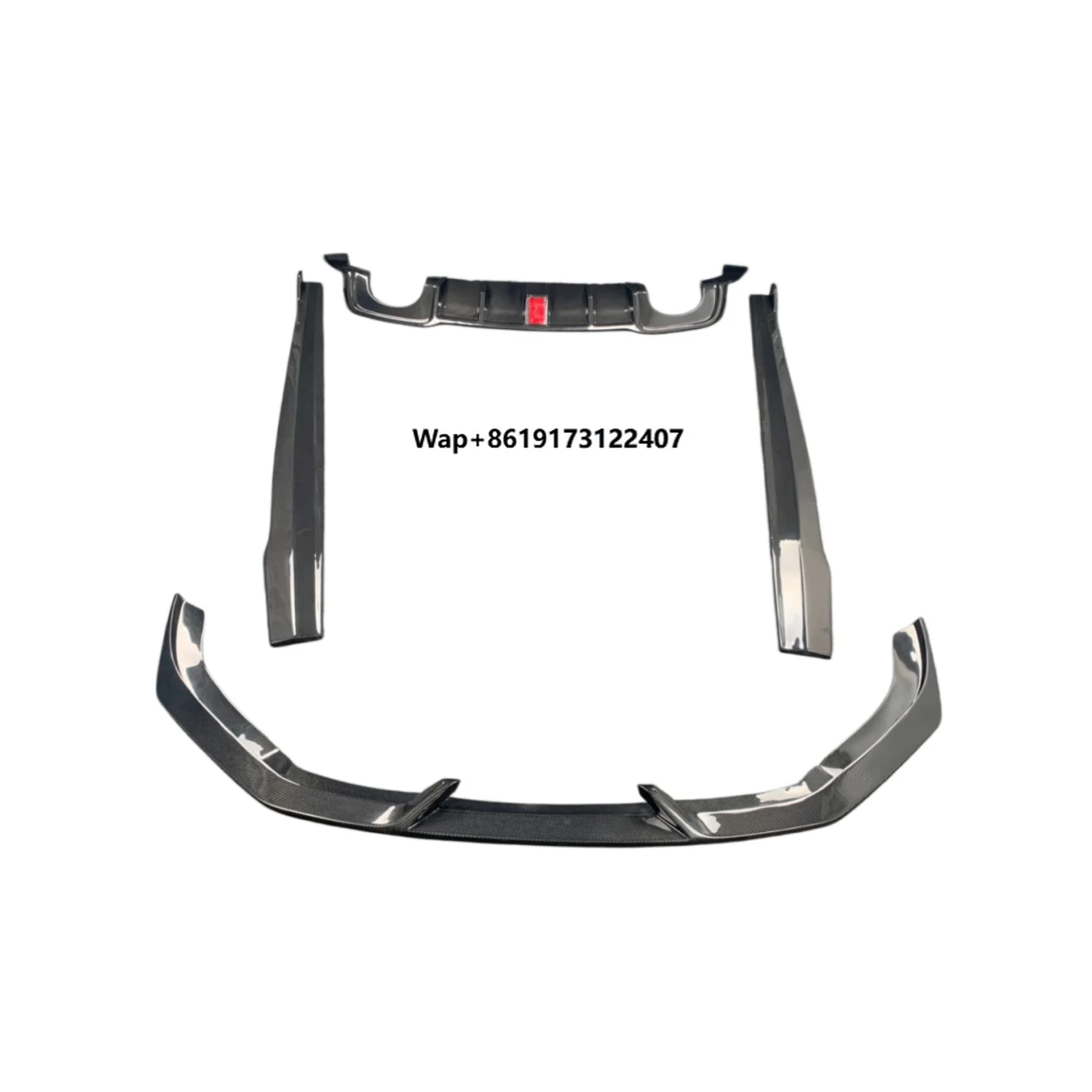 

High Quality Carbon Fiber Front Lip Side Skirts Rear Diffuser Car Bumpers Body Kit for Rs3 8v 2017-2019