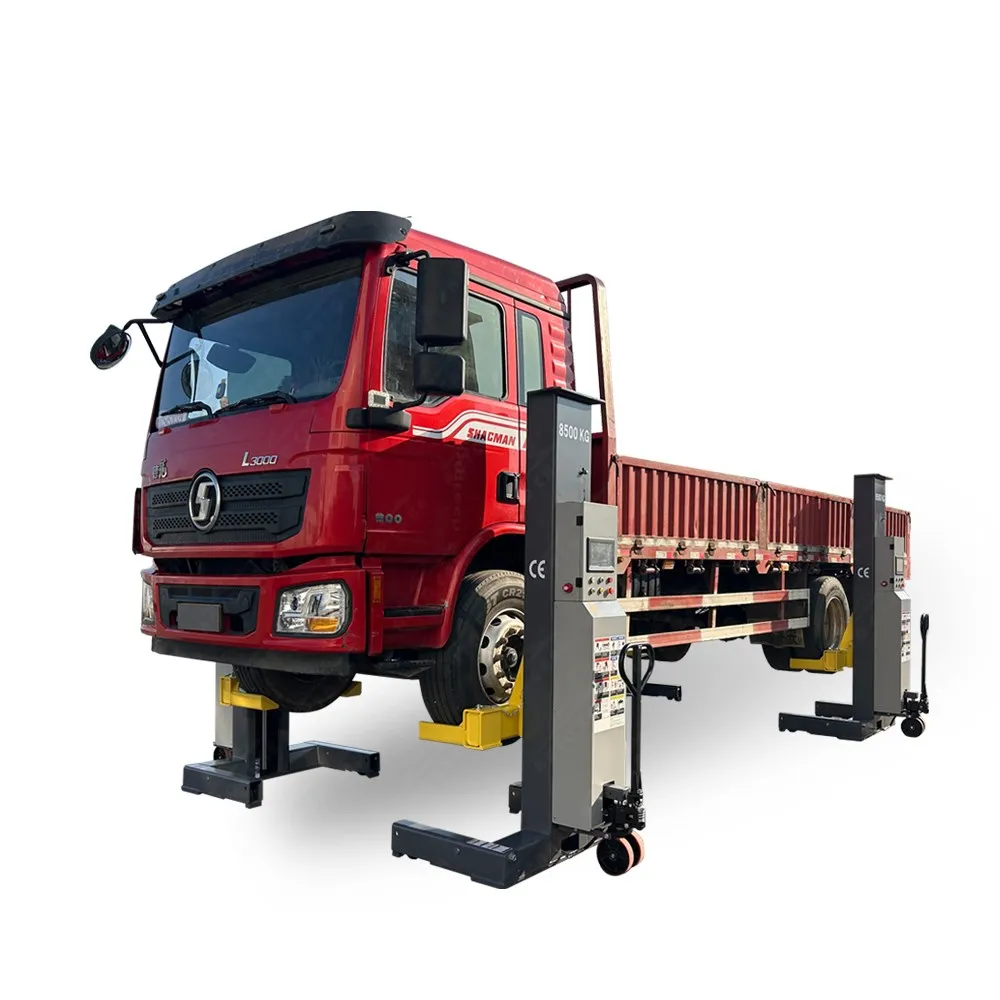 Bus and Truck 4 Post Lift Lifting 34 Ton Capacity Commercial Service and Maintenance Lift with Hydraulic Jacks for Sale