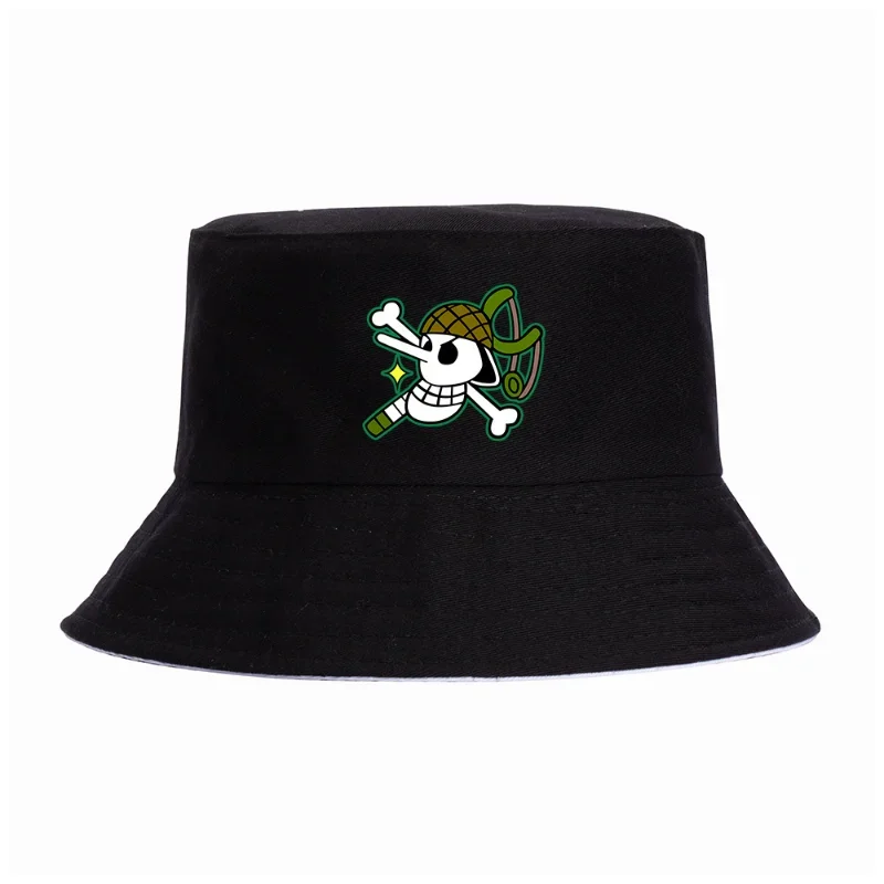 One Piece Luffy Bucket Hats Fashion New High Quality Women Men Hiphop Cool Lady Male Summer Casual Fisherman Cap Outdoor Sun Cap